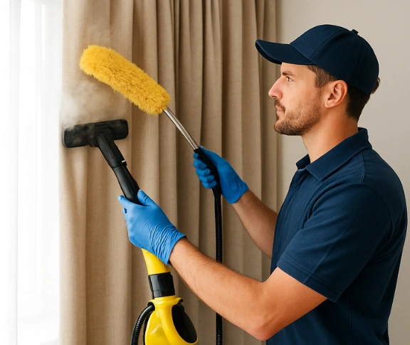 Trusted residential curtain cleaning technician Matty Curtain Cleaning edensor-park-nsw QLD